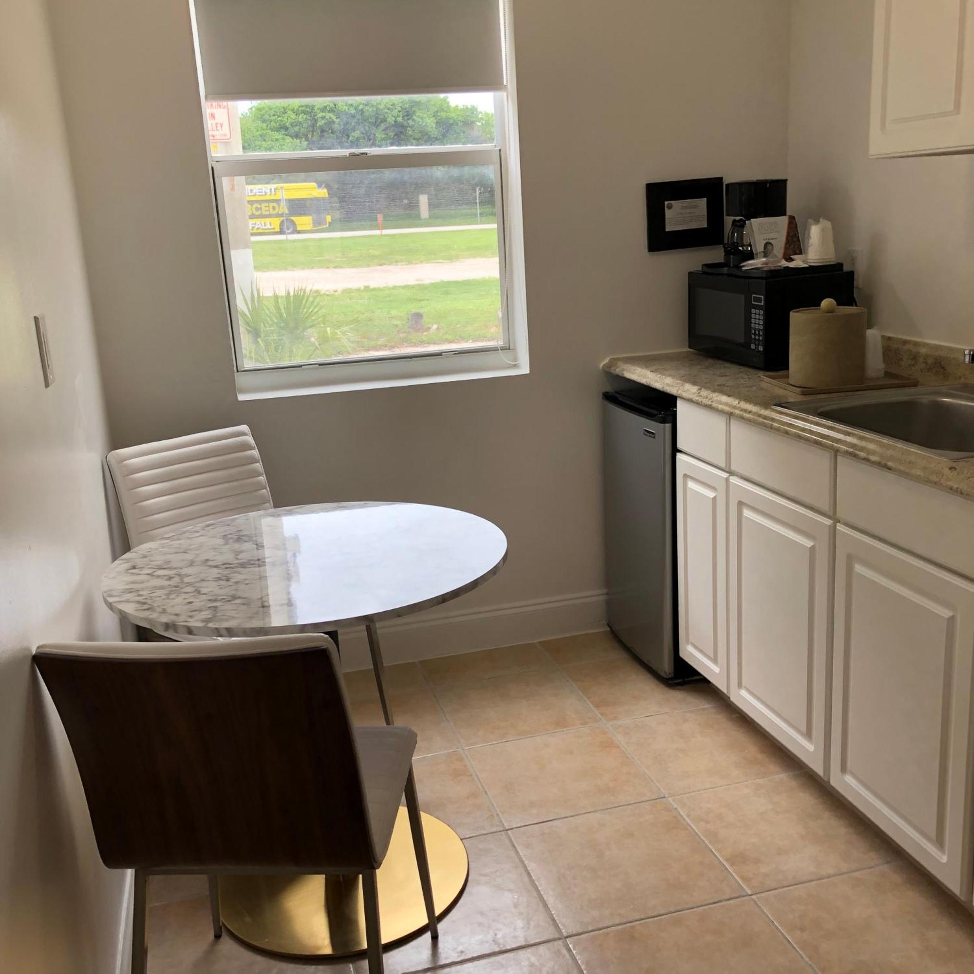 Superior Double Room Two Double Beds Kitchen