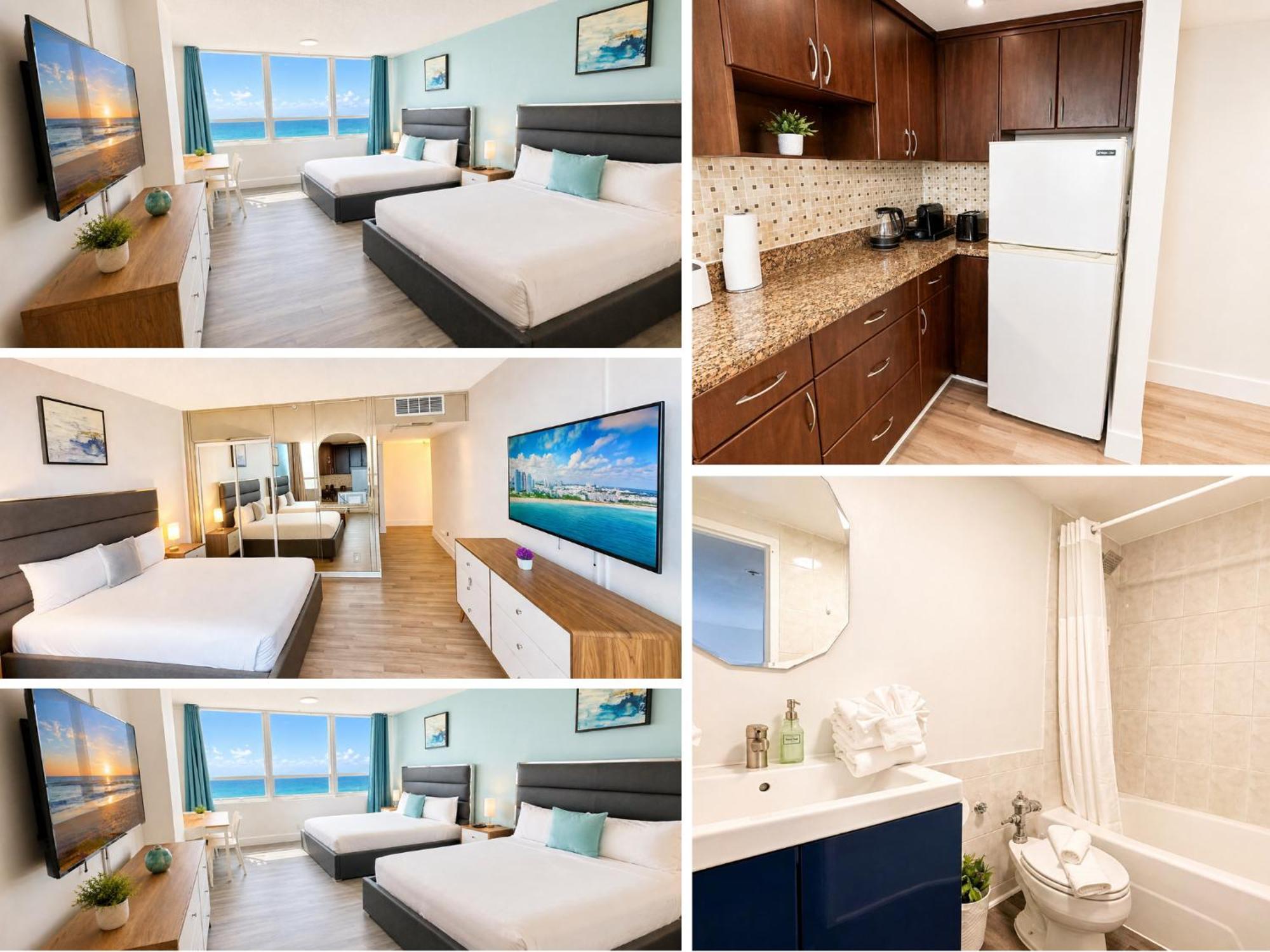 Ocean View Studio · 2 Queen Beds